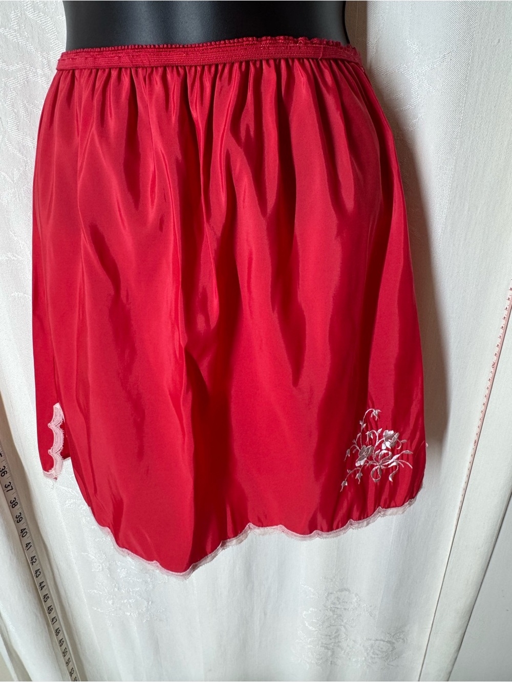Vintage Red Half Slip